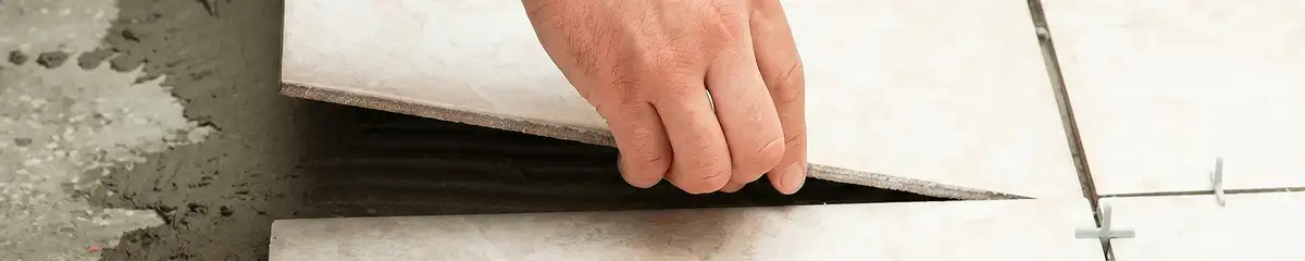 Professional installing ceramic tile floors in Tacoma, WA